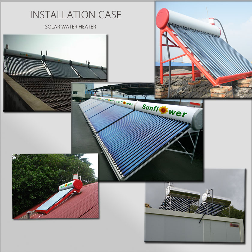 Details and options of domestic solar water heaters