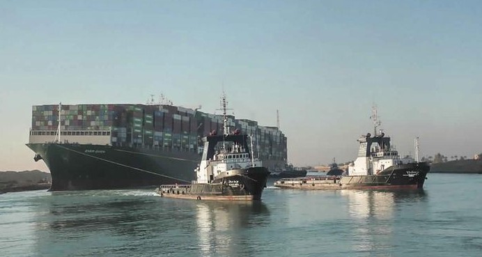 "Ever Given" smoothly escaped the Suez Canal and resumed traffic