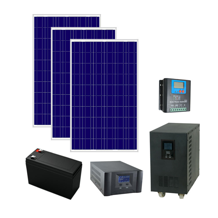 What is included in a solar power system?