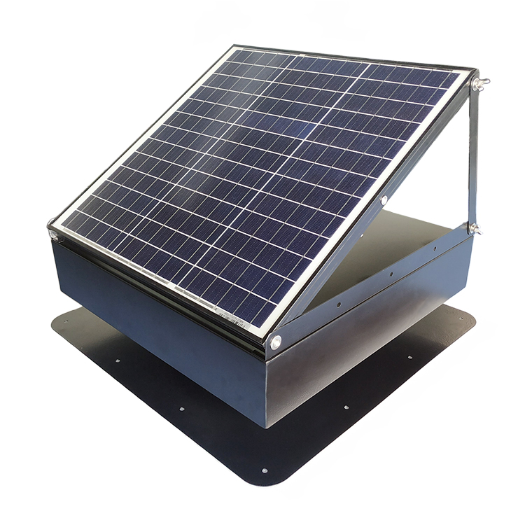 70W Adjustable Solar Attic Vent Fan for Factory/Public Place/Storeroom 